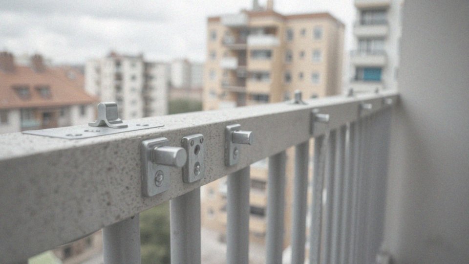 Jakie mocowania są zalecane do montażu siatki na balkonie?
