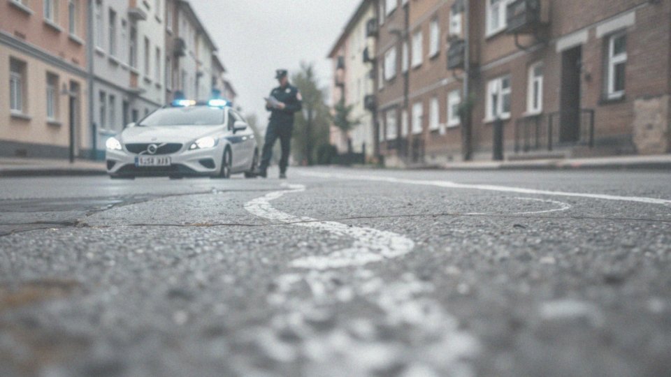 Jak policja ustala sprawcę potrącenia rowerzysty?