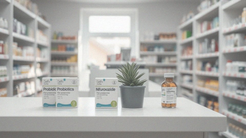 Czy nifuroksazyd może być stosowany z probiotykami?