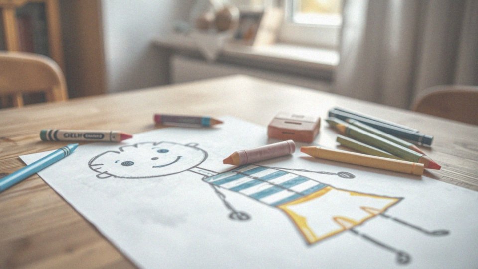 Jakie elementy twarzy i ubrania dodać na końcu rysunku?