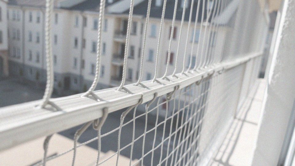 Jak dobrze napiąć siatkę balkonową?